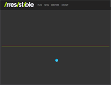 Tablet Screenshot of irresistiblefilms.com